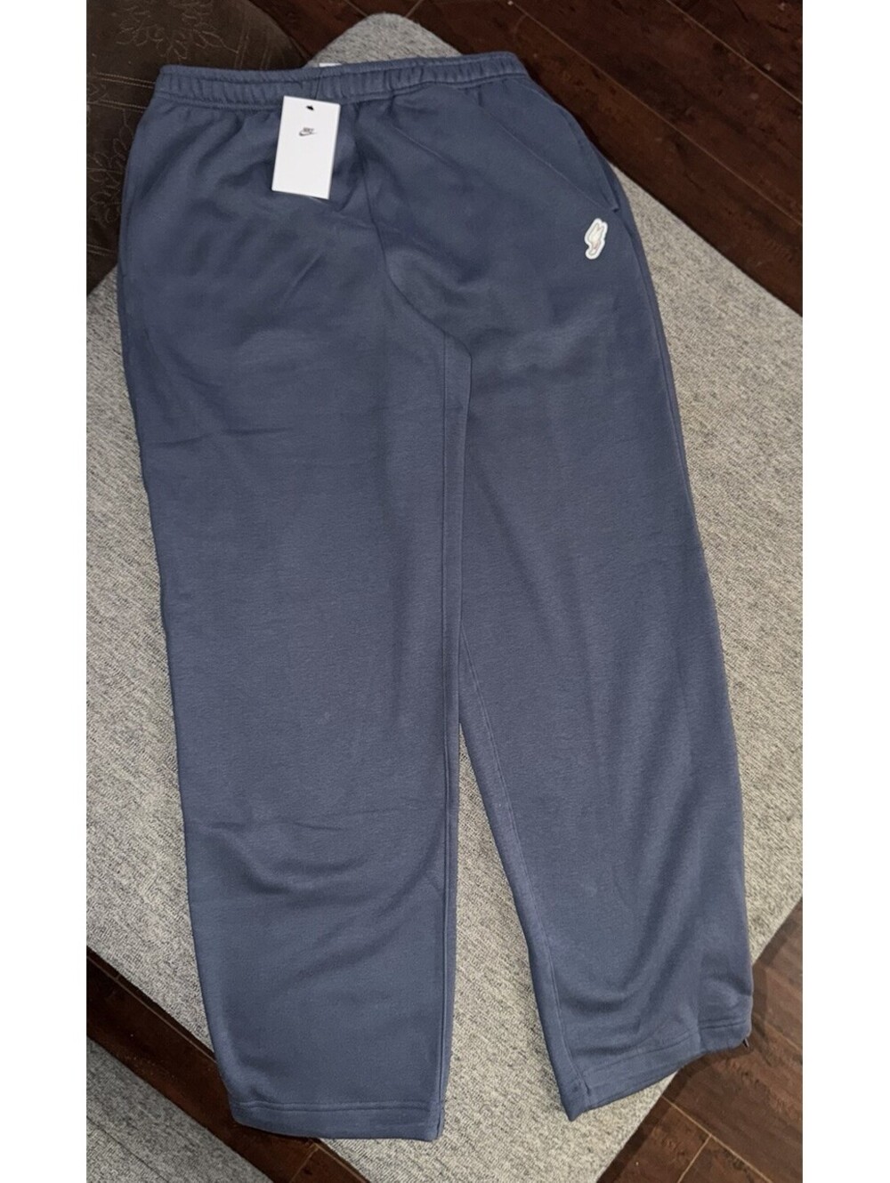 Nike Sportswear Men M Premium Performance Blue Fleece Sweatpants II0294-437 New